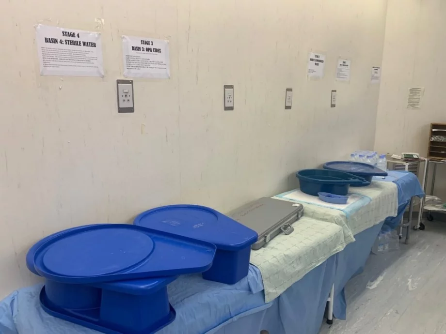 Kakatura endoscopy set up