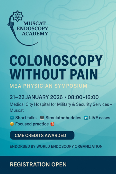 Colonoscopy Without Pain — MEA 1st Physician Symposium