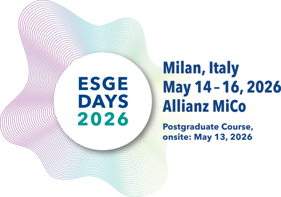 ESGE Days 25 Logo Venue on dark BG v1